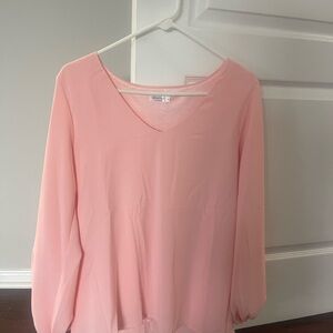 Women's Pink /Peach color Blouse size small